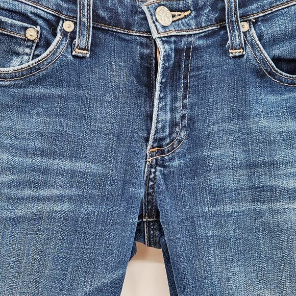 Adriano Goldschmied AG The Stilt Cigarette Leg Blue Jeans Women's 27 Made in USA - Picture 4 of 9